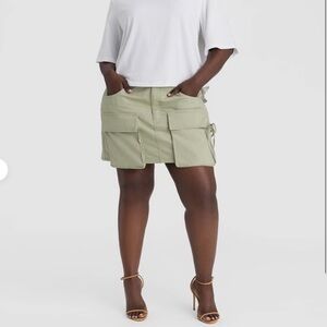💚💚 KBB ‘ The Cargo Mini Skirt '- Olive Green 22